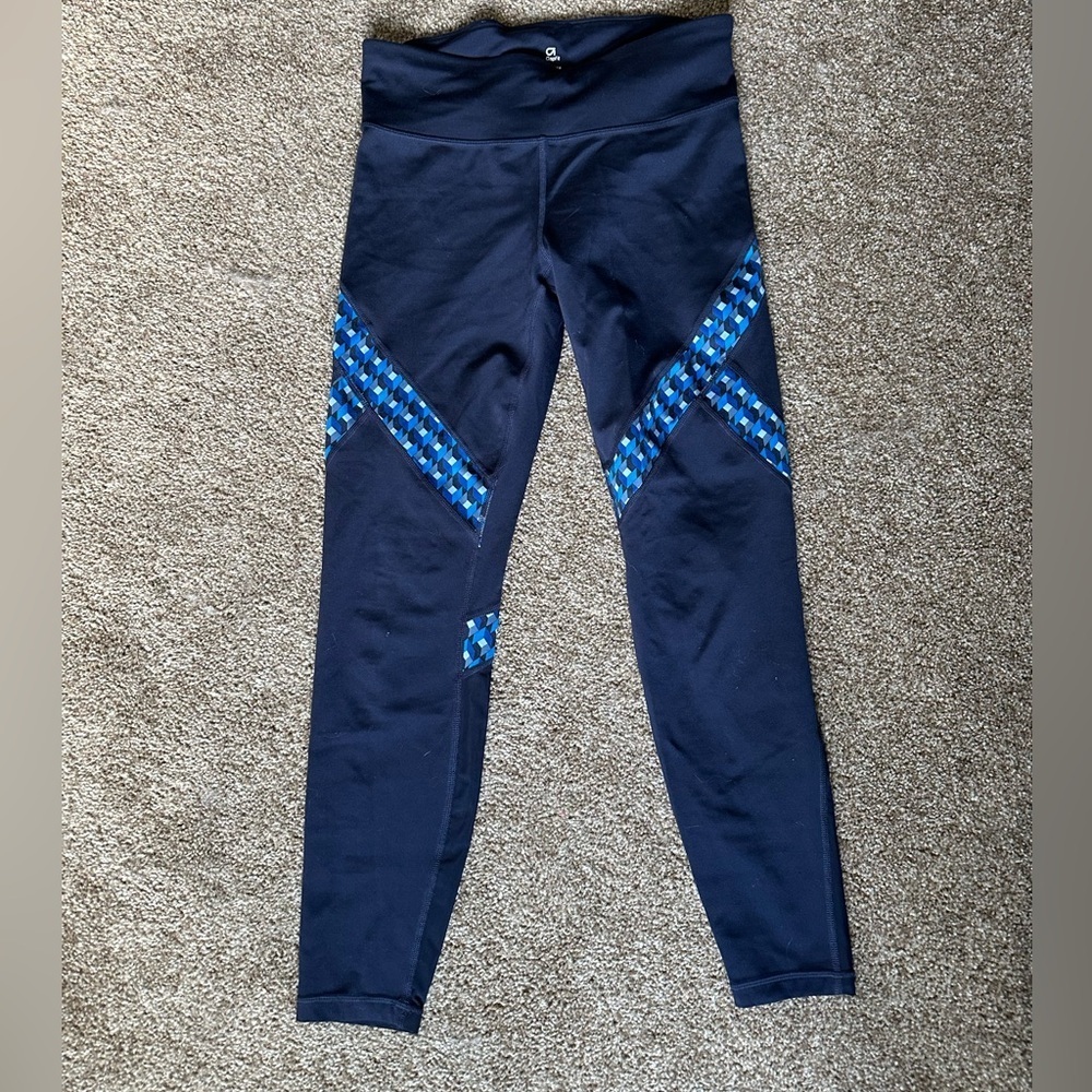 GapFit Navy High Rise Athletic Leggings Women’s Small Running Yoga